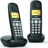 Gigaset AL380 Duo DECT Telefoon Zwart