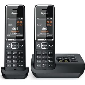 Gigaset Comfort 550A Duo draadloze telefoon antwoordapparaat headset-aansluiting