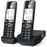Gigaset - COMFORT 550 DUO - Huistelefoon - Zwart - Draadloos - Set met 2 handsets