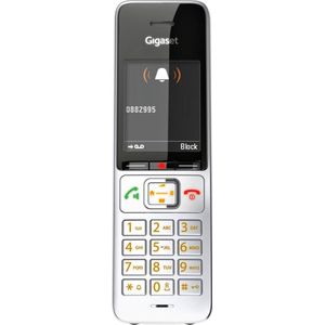 Schnurlostelefon Gigaset Comfort 500A Duo, Anrufbeantworter, hörgerätekompatibel, schwarz