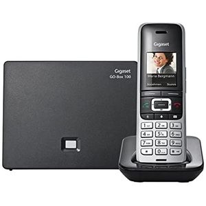 Gigaset Premium 100 A GO antwoordapparaat en VoIP Platin/zwart int.