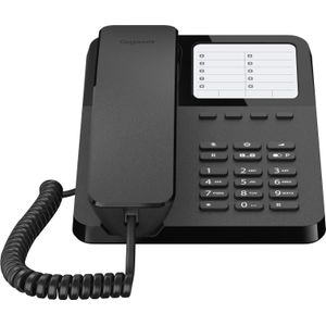 Gigaset - DESK 400 - Telefoon - Zwart - Wand- en Tafeltelefoon
