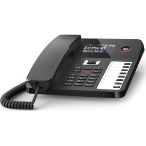 Gigaset DESK 800A, Telefoon, Zwart