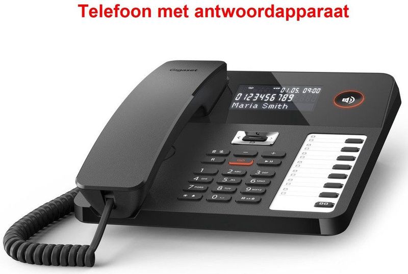 Gigaset DESK 800A DECT-telefoon Zwart