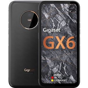 Gigaset GX6 Outdoor Smartphone 5G - Military Standard, Stof & Waterproof IP68 - 6,6"" FHD+ Display met Corning Gorilla Glass, 128GB+6GB RAM, 50MP Camera, Snel laden, Android 14 geschikt, Titanium Black