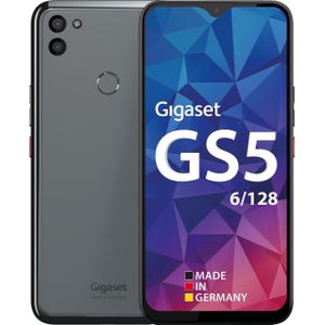 Gigaset GS5 PRO (128 GB, Grijs, 6.30"", Dubbele SIM, 48 Mpx, 4G), Smartphone, Grijs