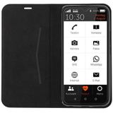 Gigaset GS5 Senior Smartphone met flipcase, eenvoudig te bedienen gebruikersinterface, SOS-functie - 4 GB RAM + 64 GB, Android 12, groot FHD+ display, vooraf geïnstalleerde displaybescherming, grijs