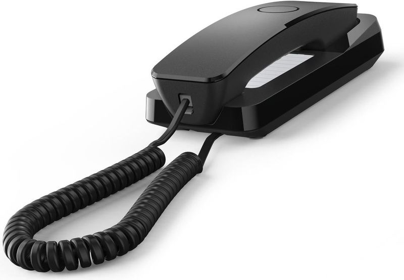 Gigaset Desk 200 - Black - Snoergebonden toestel - Grote knoppen - duidelijke weergave