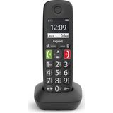 Gigaset - E290AR DUO - Draadloze Huistelefoon - Zwart - Ergonomisch Ontwerp