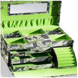 Juwelendieb - Mia XXL - Sieradendoos - Groen - Handgemaakt - Afsluitbaar