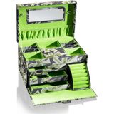 Juwelendieb - Mia XXL - Sieradendoos - Groen - Handgemaakt - Afsluitbaar