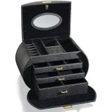 Juwelendieb - 70003/22 - Sieradendoos - Lisa XXL - zwart
