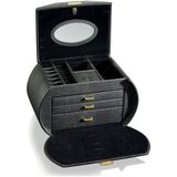 Juwelendieb - 70003/22 - Sieradendoos - Lisa XXL - zwart