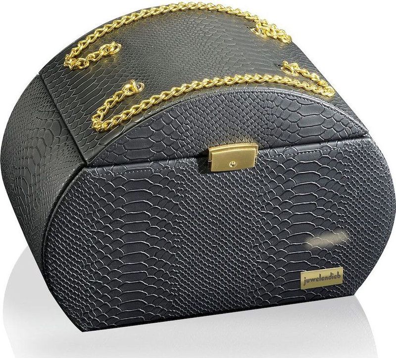 Juwelendieb - 70003/22 - Sieradendoos - Lisa XXL - zwart