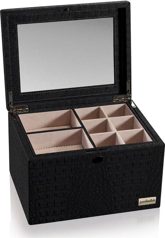 Juwelendieb - Lena 2 - Sieradendoos - Zwart - Afsluitbaar