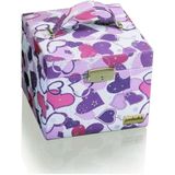 Juwelendieb - Lotta L - Sieradendoos - Fijn Synthetisch - Afsluitbaar - 17,5 x 15 cm