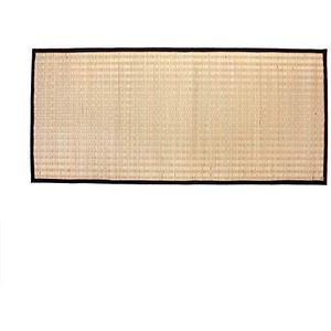 Bodhi Tatami Rolmat, Japanse stijl, duurzame gozamat van duurzaam igusa-gras, omzoomd met katoenen rand, zitting en ligonderlegger, ideaal als futon, shiatsu en zabuton onderlegger, 90 x 200 cm