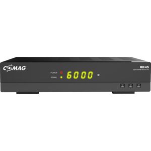 Comag HD45 (DVB-S2, CI slot, CI+ slot), TV-ontvanger, Zwart