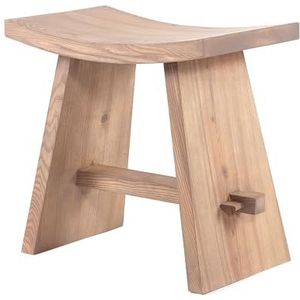 DESIGN STOOL""FINCA"" stoelzitting gemaakt van teakhout bruin van Xtradefactory