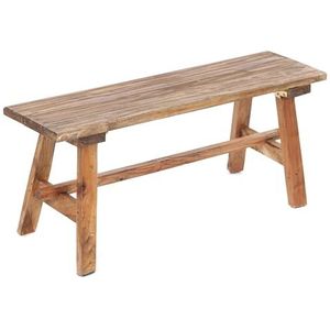 DESIGN DELIGHTS RUSTIEK HOUTEN BANK ANZIO | 35.5x15.5x10, opvouwbaar, gerecycled hout | zitbank