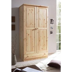 Kleiderschrank ""Moritz"" 2-türig Kiefer Natur