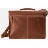 aunts & uncles Hunter Big Finn Aktentas leer 40 cm laptopvak vintage tan