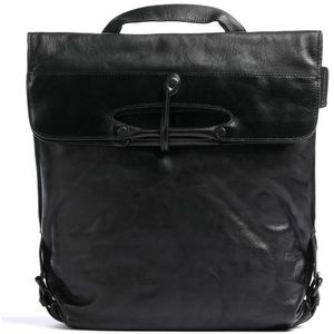 aunts & uncles Oma's Luxe Club Mevrouw Appelstrudel Rugzak Leer 36 cm Laptopvak  zwart