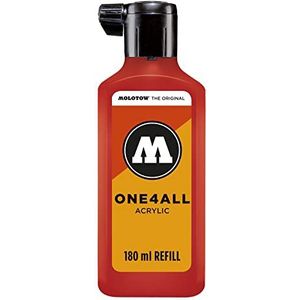Molotow ONE4ALL™ - 180ml Rode navul Inkt op acrylbasis