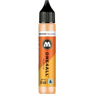 Molotow ONE4ALL Navulling acryl, kleur 117 perzik pastel 30 ml, navulinkt voor permanente marker