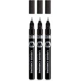 Molotow Liquid Chrome Marker - 1 Mm - Stift met Zilver Spiegeleffect