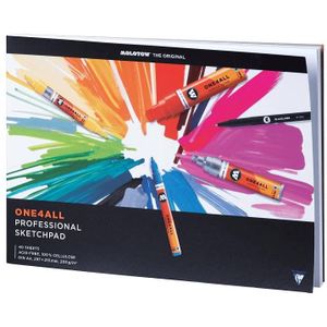 Molotow ONE4ALL™ Professional Sketchpad - Schetsblok - Mixed Media - A3 Landschap