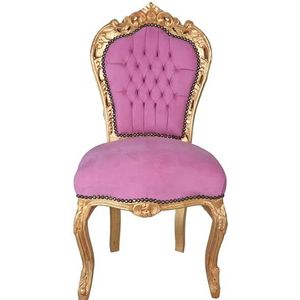 Barokke stoel stoel barok eetkamerstoel antiek 106cm x 54cm x 54cm gewatteerd cat530a39 Palazzo Exclusief