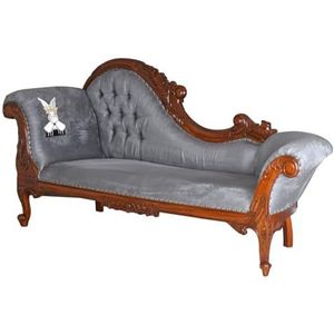 Barok Sofa Fluwelen Bank Antiek Konijnbeeld Chaise Longue gestoffeerde sofa Alice in Wonderland 211cm Mar315 Palazzo Exclusief