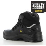 Safety Jogger - X430 Veiligheidsschoen - Zwart - Volnerf Leer - S3 HRO