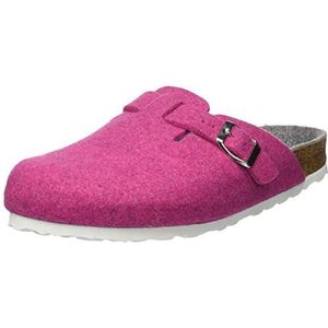 Wörishofer Dames Klompen Slippers, Fuchsia