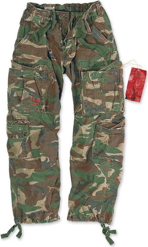 Surplus - Airborne - Cargobroek - Vintage - Groen - Katoen