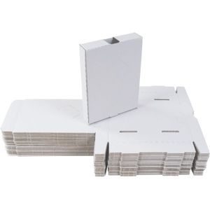 BURI 50 Kartons 185x135x35 Versandkarton Faltkarton Gro&#223;brief Pappkarton Warensendung