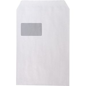 Verzendenvelop, C4, wit