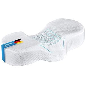Zijslaper hoofdkussen Orthopedisch neksteunkussen ergonomisch rugslaper hoofdkussen memory foam hoofdkussen + ademende wasbare hoes