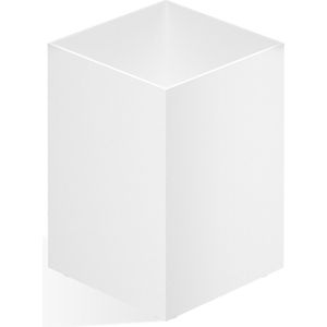 Decor Walther doosje multifunctioneel make-up H9xB6xD6cm wit mat