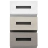 Decor Walther - Brownie - Tissuebox - Zand - Kunstleer - 8 x 24 x 12 cm