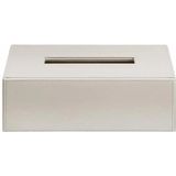 Decor Walther - Brownie - Tissuebox - Zand - Kunstleer - 8 x 24 x 12 cm