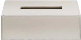 Decor Walther - Brownie - Tissuebox - Zand - Kunstleer - 8 x 24 x 12 cm