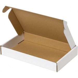 Verzenddoos met clip, ft 345 x 255 x 28 mm (A4 )