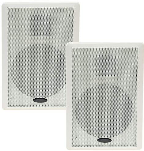 CHILITEC Flach-Lautsprecher 17804, 40 W, weiß, 2 Stück