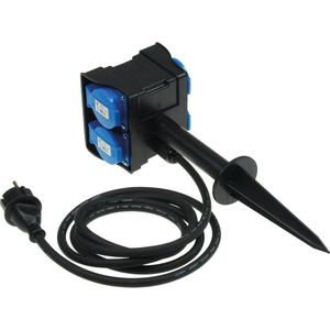 Calex Contactdoos ip44 4-v - Top Tuincentrum