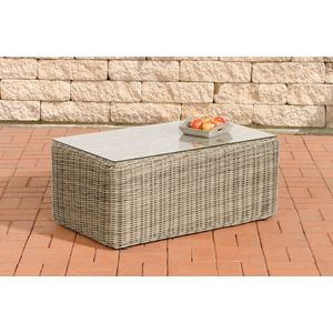 CLP Polyrattan salontafel Bergen 5mm natura