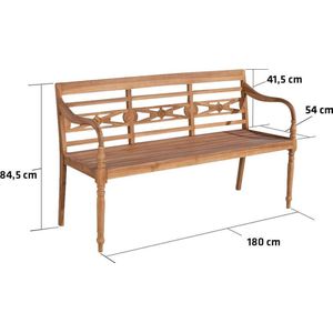 CLP Tuinbank Maryland 170 cm teak - 15672003