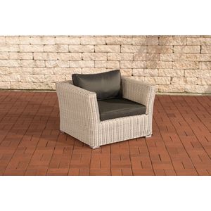 CLP Mandal Fauteuil 5mm parelwit antraciet