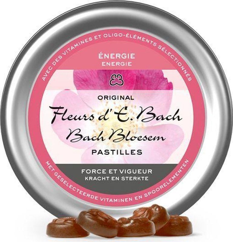 Bach Bloesem Pastilles Energie - Suikervrij - Met Rode Bes - 6 Stuks